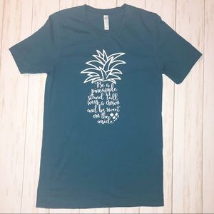 ⭐️3/$20 Pineapple Quote t-shirt!! 🍍🍍